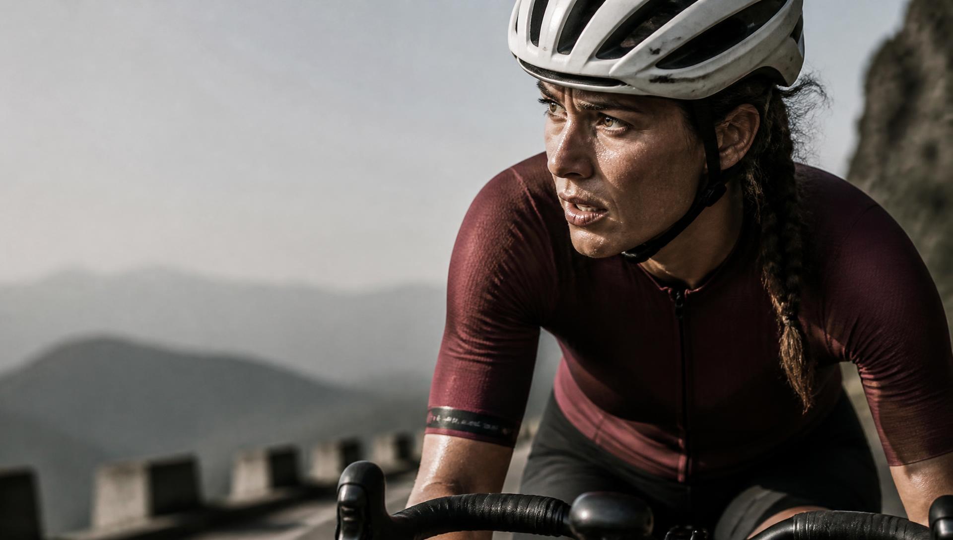 Retrato de ciclista con kit KIVARA antes de una salida